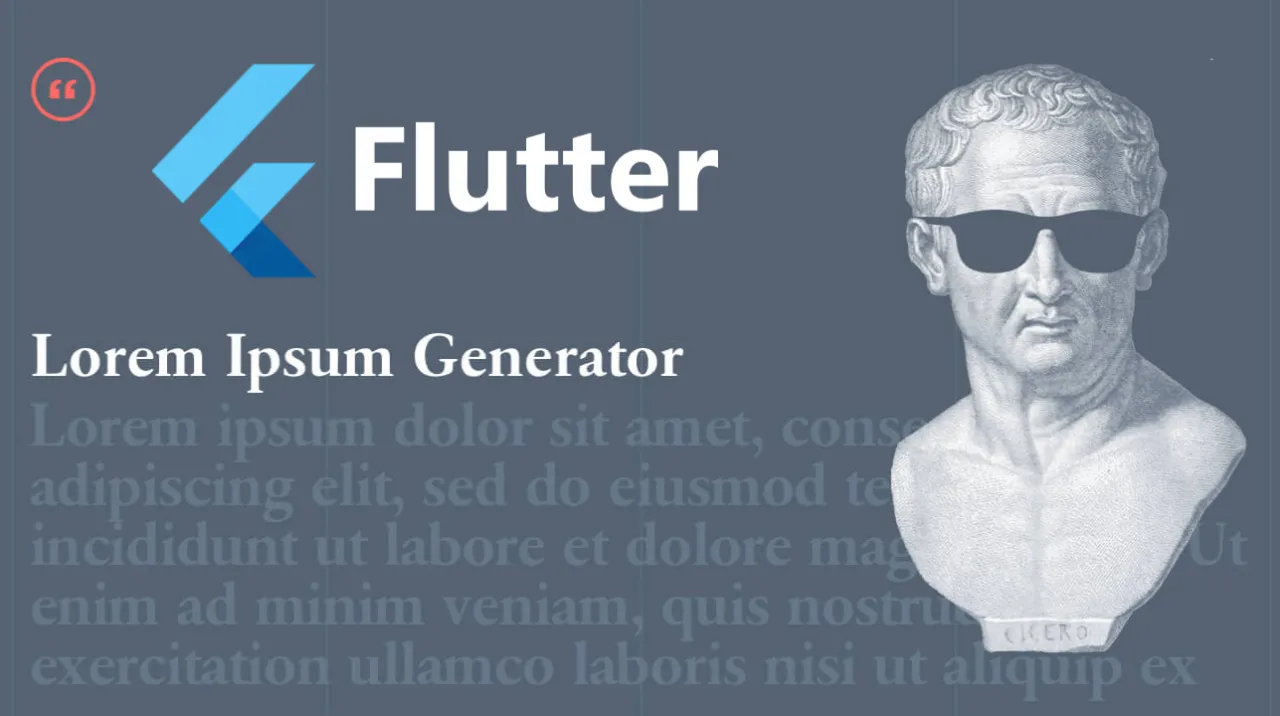 Generates Random Sentences And Paragraphs (Similar To "lorem Ipsum" Generators) In Flutter