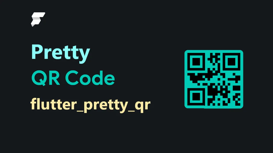 Pretty QR Code for Flutter.You Can Round The Edges with Parameter Or Use The Standard View