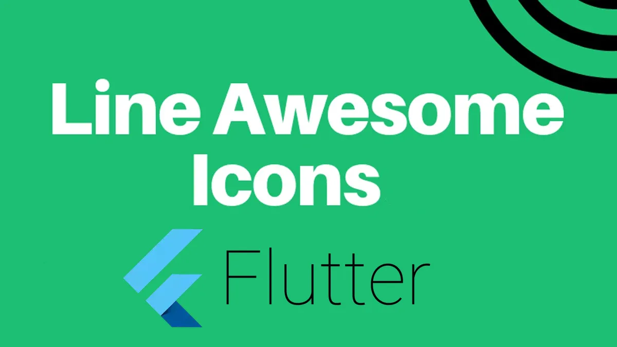 The Line Awesome Icons Pack for Flutter. Provides 1542 Additional Icons to Use in Your App