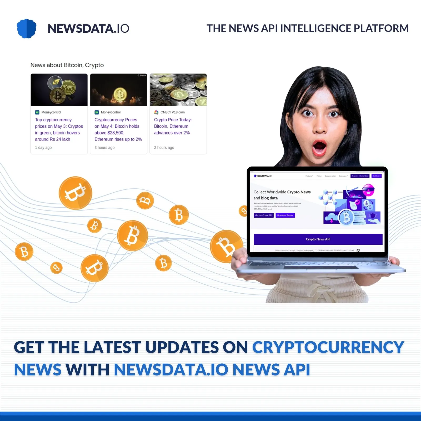 Crypto News API by NewsData.io: Stay Informed with Real-Time Cryptocurrency News