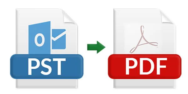 Conversion process from Outlook PST files to PDF format