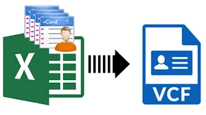 Exporting Excel file contacts to vCard format