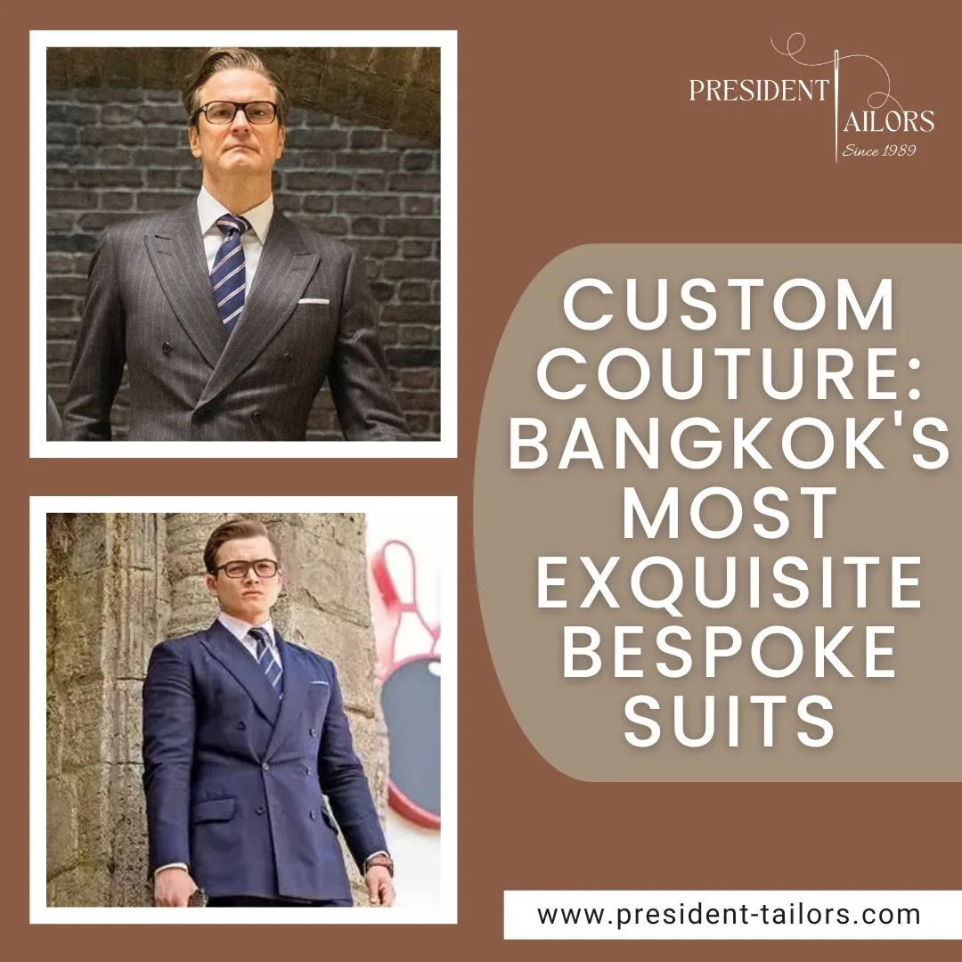 Stylish Elegance: President Tailors Bespoke Suits