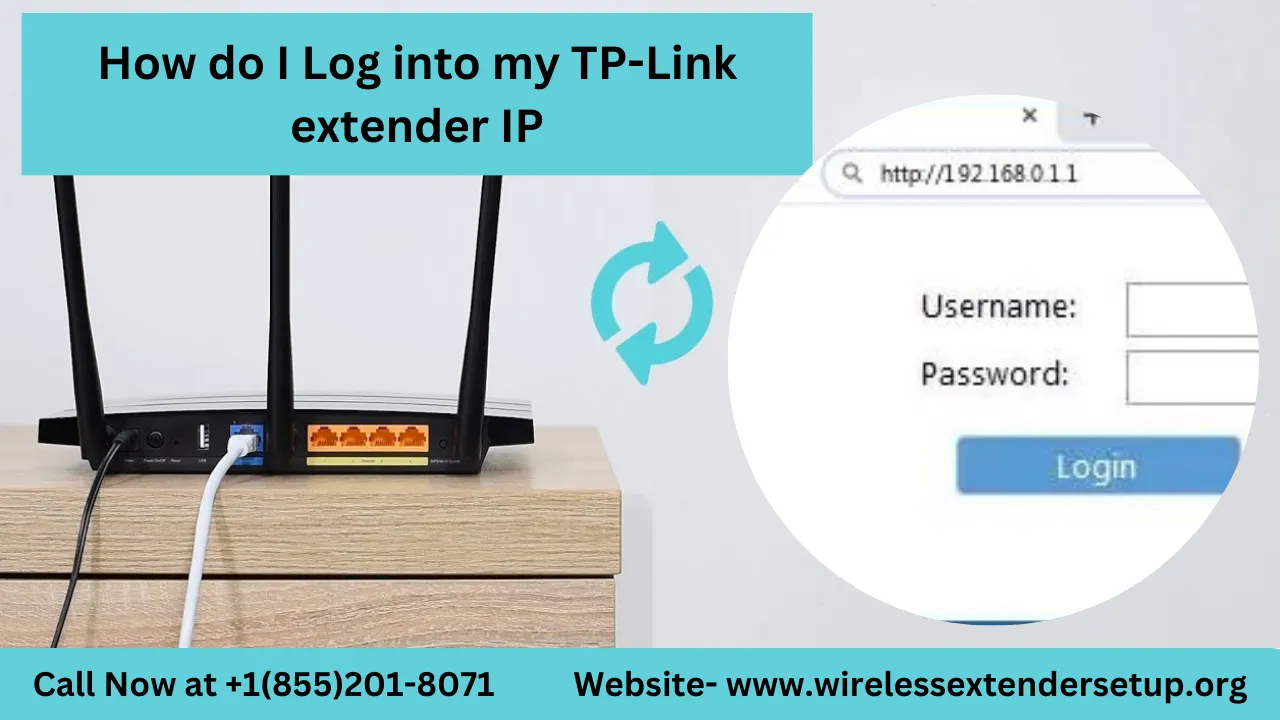 How do I Log into my TP-Link extender IP?