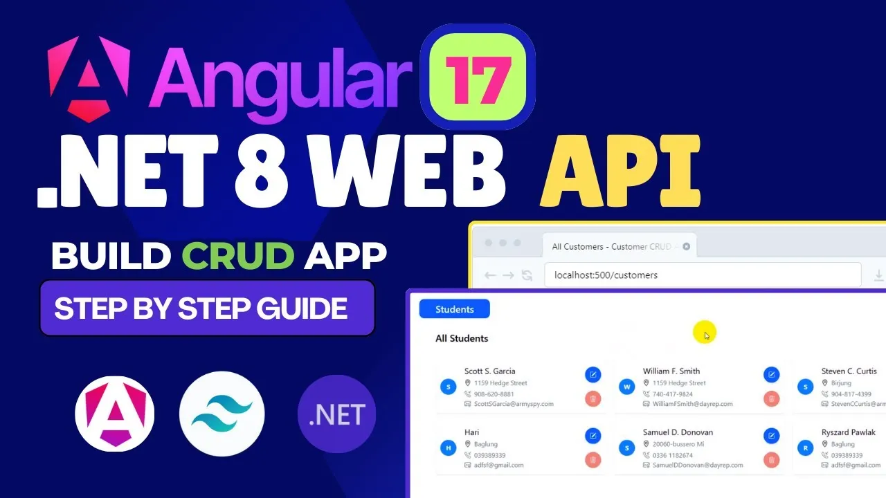 A Step By Step Guide Build Modern CRUD App 🔥with Angular 17 ...