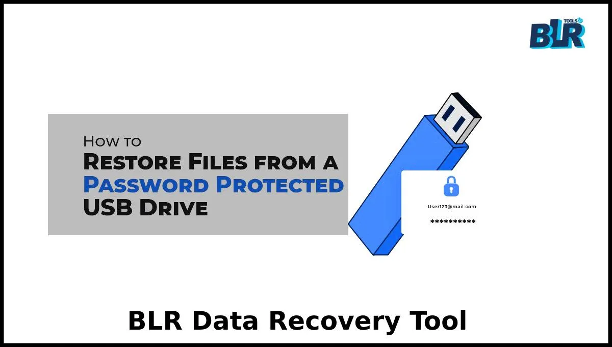 recover password protected USB drive data