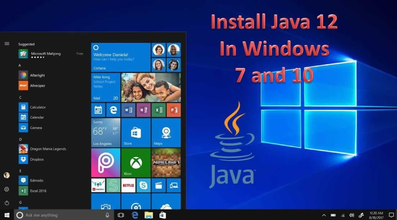 Download and Install Java 12 ( JDK 12 ) in Windows 7 and 10