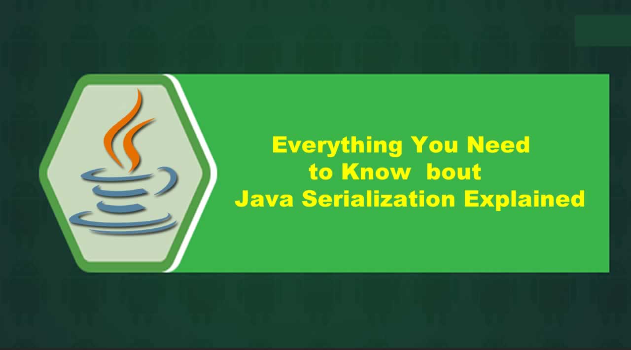 Everything You Need To Know About Java Serialization Explained 0195
