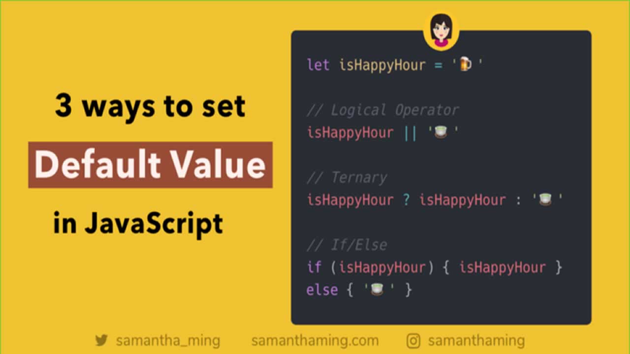 javascript set default value if undefined