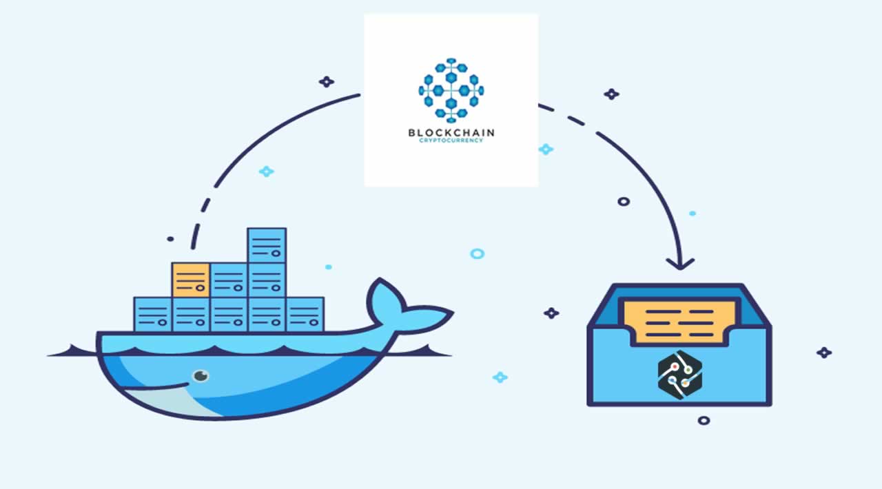 docker containers as nodes in a blockchain