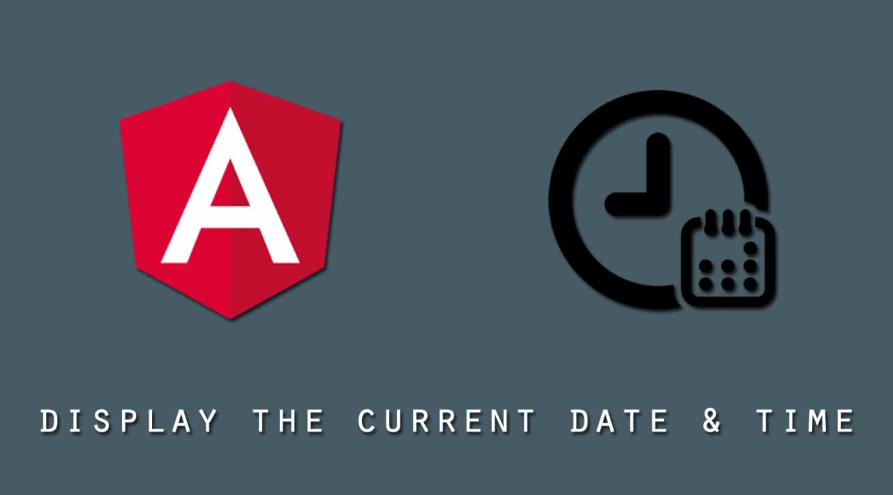 How to display the current date and time in AngularJS