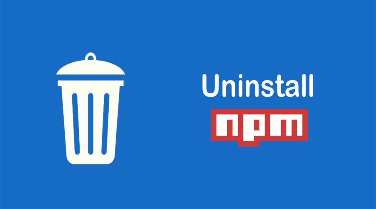 how-to-uninstall-npm-packages